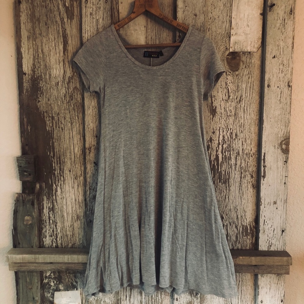 Gray Casual Dress